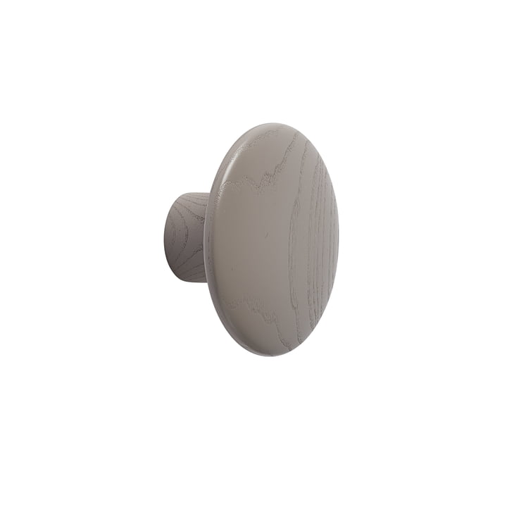 Wall hook "The Dots" single small from Muuto in taupe