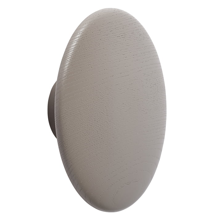 Wall hook " The Dots " single large of Muuto in taupe