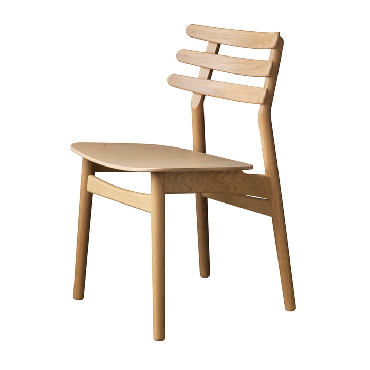 J48 Chair, matt lacquered oak from FDB Møbler