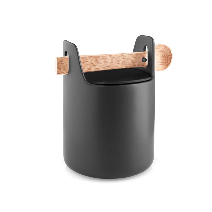 Toolbox with spoon and lid H 15 cm from Eva Solo in black
