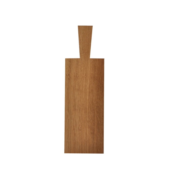Cutting board with handle from Raumgestalt in oiled oak (29 x 12 x 1,2 cm + handle 10 cm)