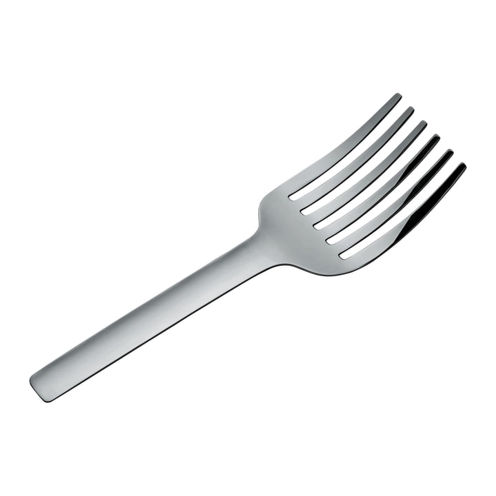 Tibidabo spaghetti fork from Alessi in stainless steel
