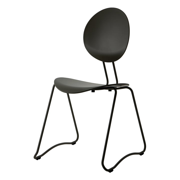 Flex Chair, RAL 9011 black by Verpan