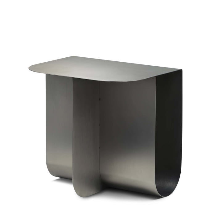 Mass side table, stainless steel by Northern