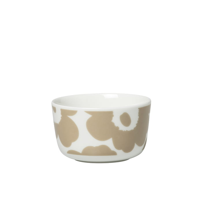 Oiva Unikko Bowl 250 ml, white / beige from Marimekko