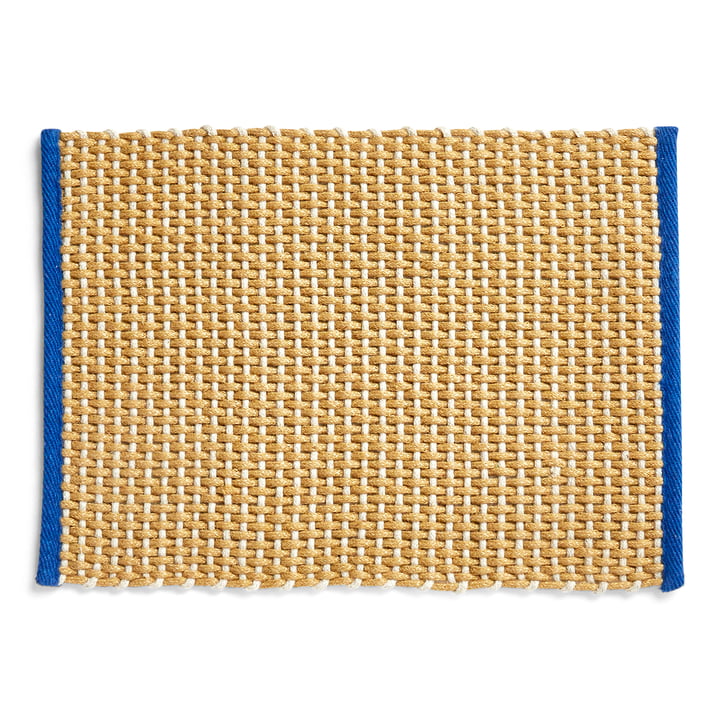Doormat, 50 x 70 cm, yellow by Hay
