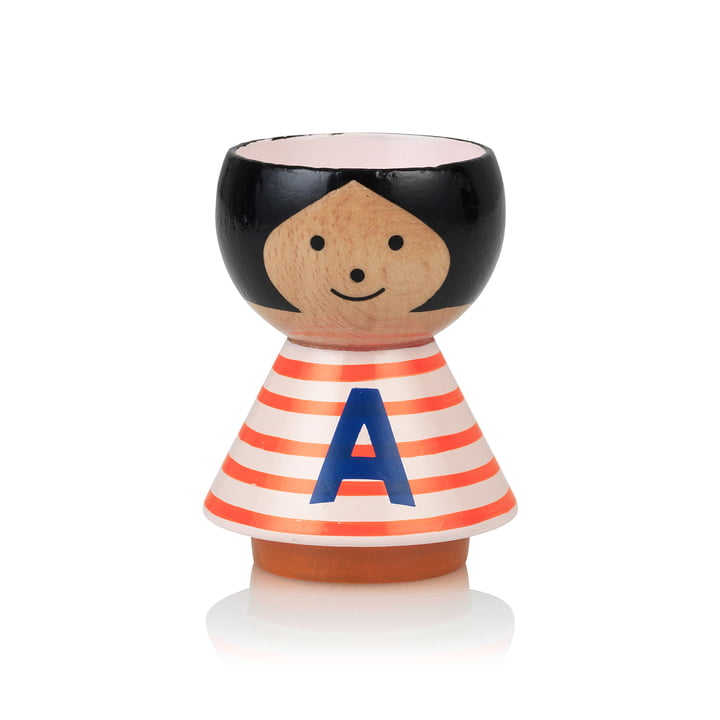Bordfolk eggcup girl A from Lucie Kaas
