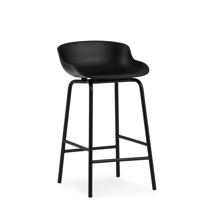 Hyg Bar stool H 65 cm from Normann Copenhagen in black