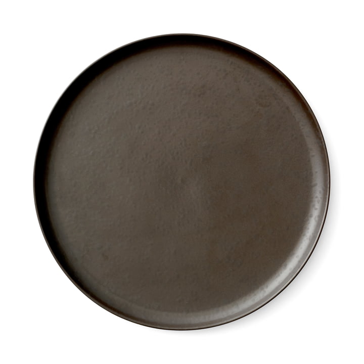 Menu - New Norm plate Ø 27 cm, dark glazed