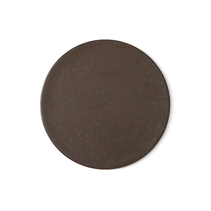 Audo - New Norm plate / lid Ø 2 1. 5 cm, dark glazed