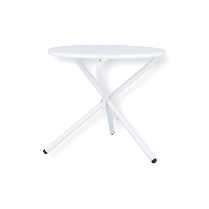 Tris Side table Ø 53 cm from Fiam in white