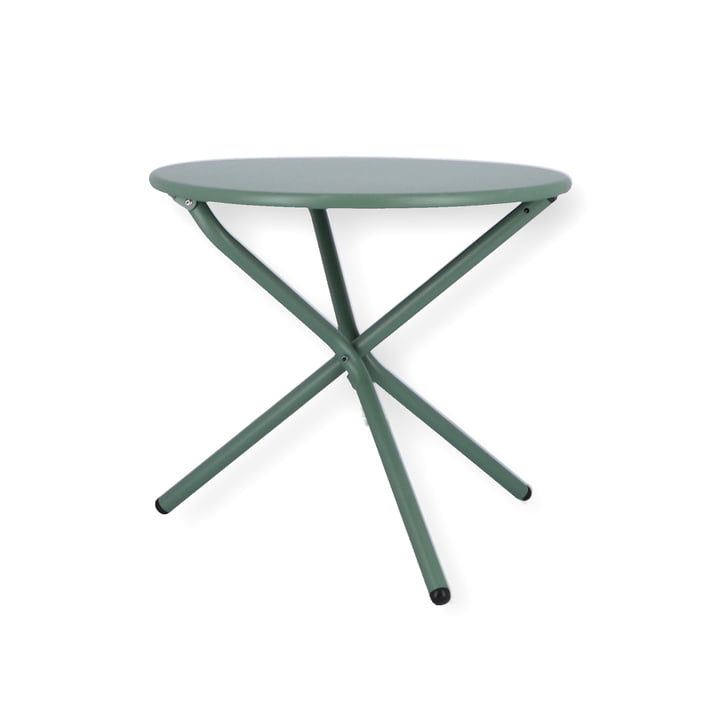 Tris Side table Ø 53 cm from Fiam in sage