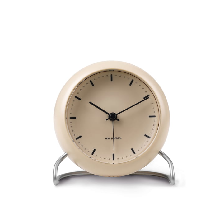 AJ City Hall Alarm clock from Rosendahl in sandy beige
