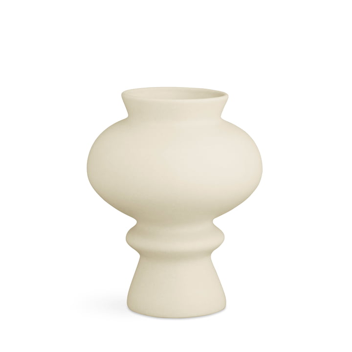 contour vase H 23 cm from Kähler Design in white