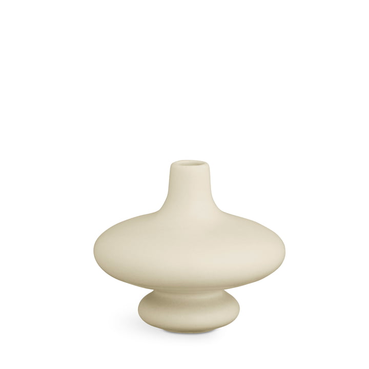 contour vase H 14 cm from Kähler Design in white