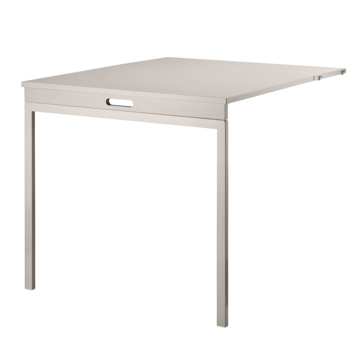 Folding table from String in beige