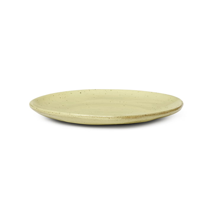 Flow Plate Ø 15 cm from ferm Living in yellow