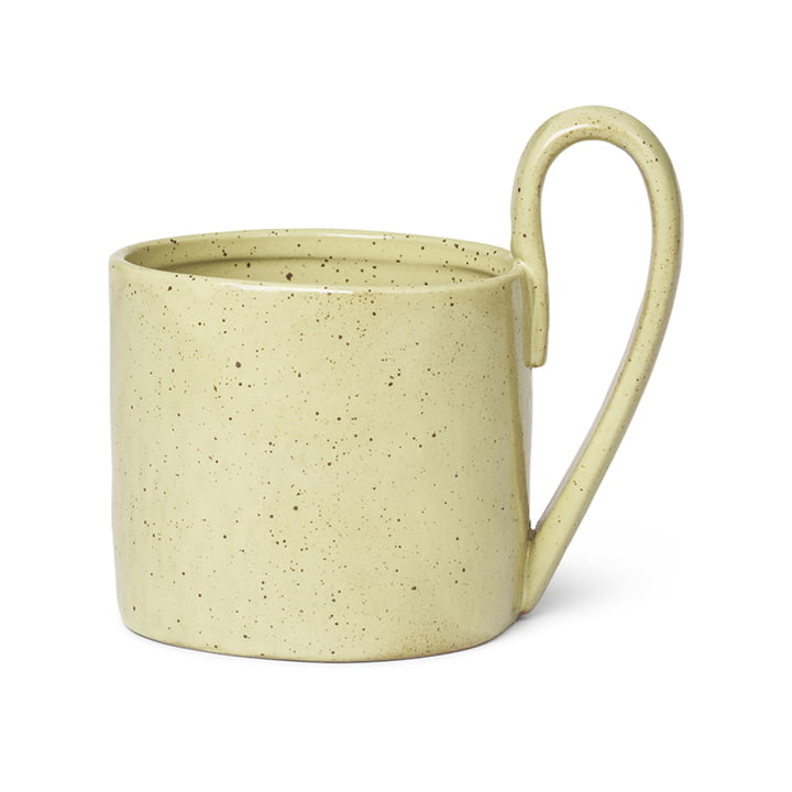 Flow Mug by ferm Living in yellow