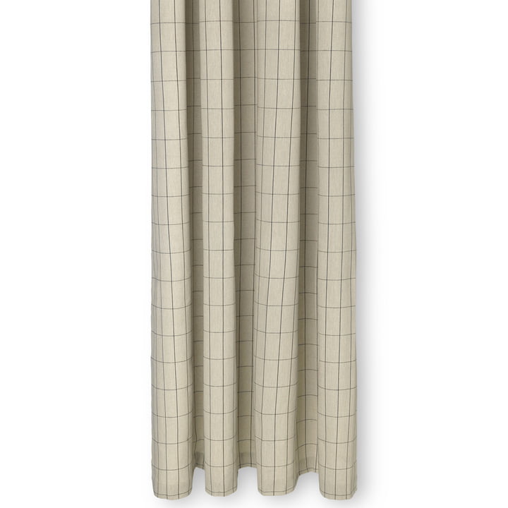 Chambray Shower curtain, plaid / sand by ferm Living