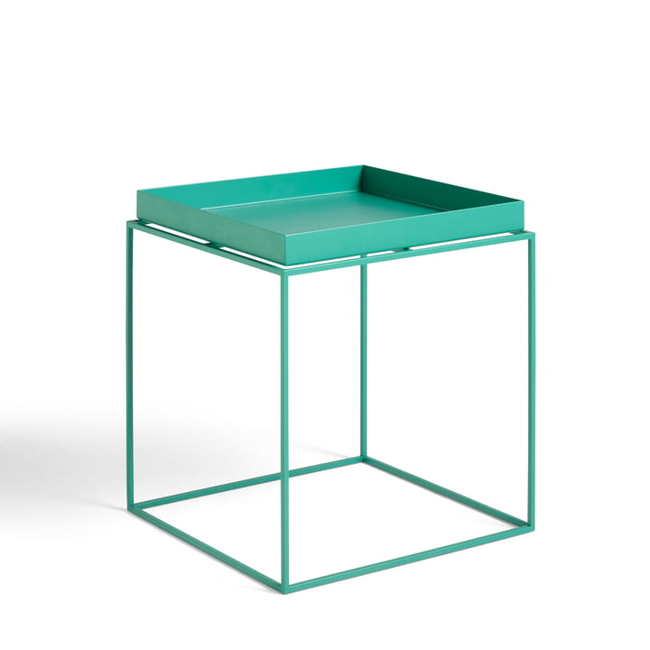 Tray Table 40 x 40 cm from Hay in peppermint green