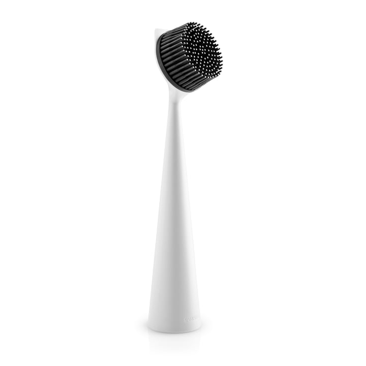 Sink brush with replaceable brush head from Eva Solo in marble gray