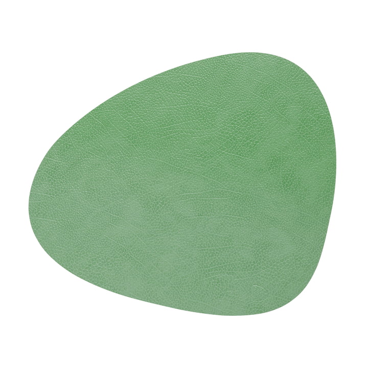 Place mat Curve L, Hippo forest green from LindDNA