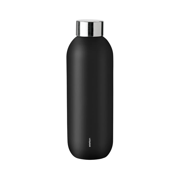 Keep Cool Drinking bottle 0.6 l from Stelton in black