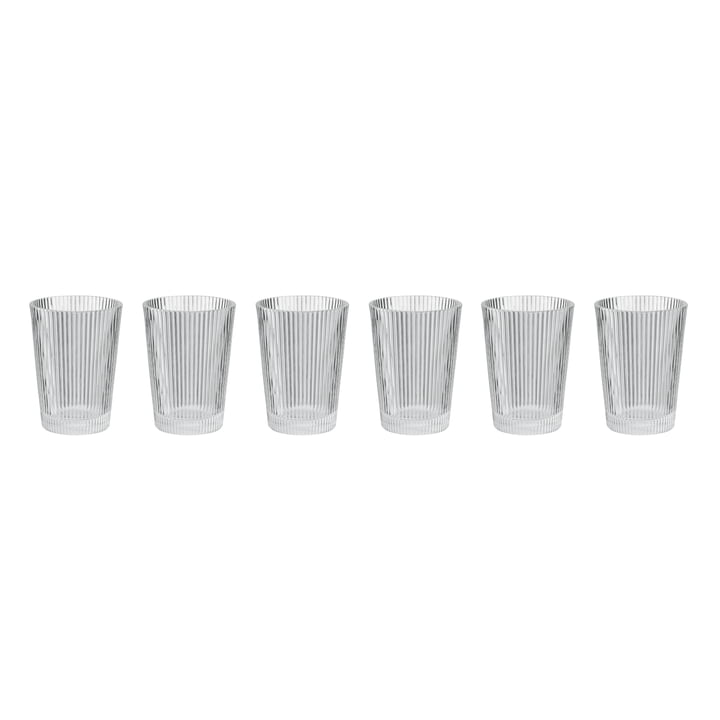 Pilastro Drinking glass (set of 6) from Stelton