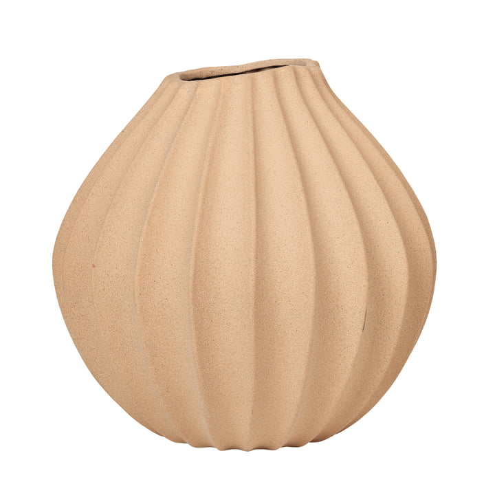 Wide Vase, Ø 40 x H 40 cm, indian tan from Broste Copenhagen
