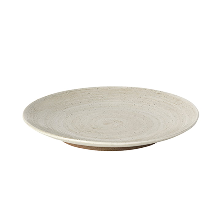 Grød Dessert plate, Ø 20 x H 2.4 cm, sand from Broste Copenhagen