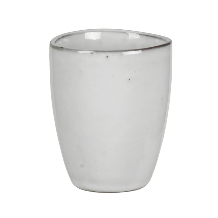 Nordic cup without handle 25 cl, sand from Broste Copenhagen