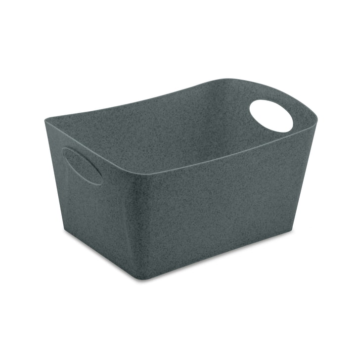 Boxxx M Storage box from Koziol in organic deep grey