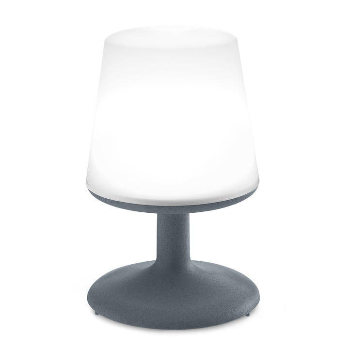 Light to go battery table lamp from Koziol in organic deep grey