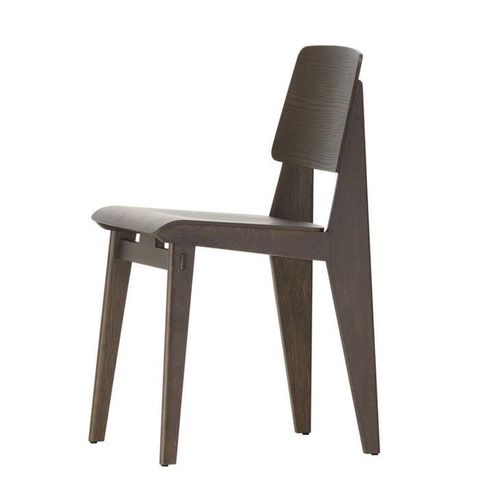 Chaise Tout Bois Chair from Vitra in dark oak