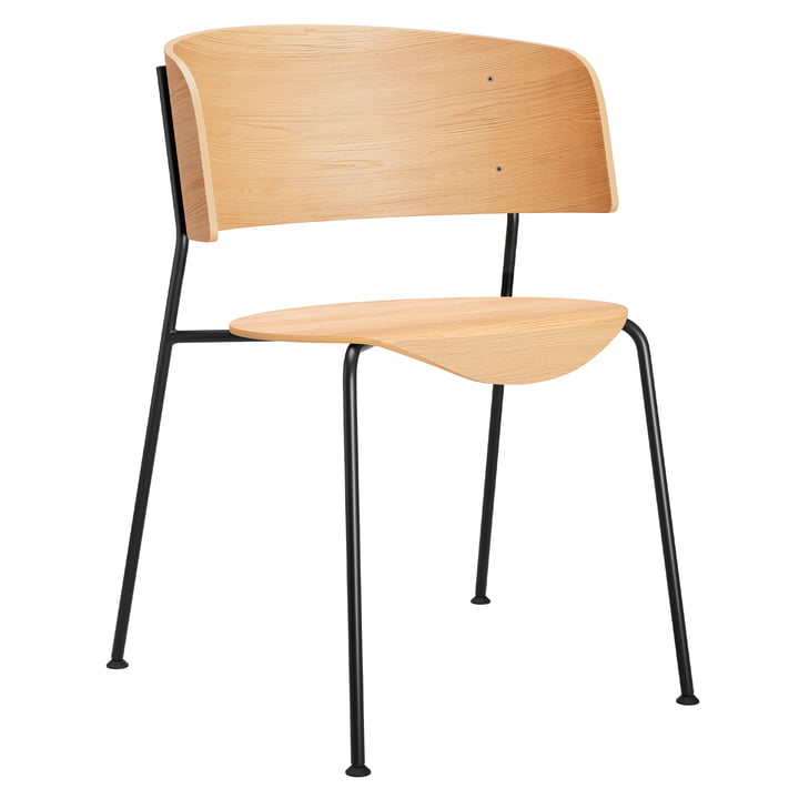 Wagner Armchair from Objekte unserer Tage in matt lacquered oak