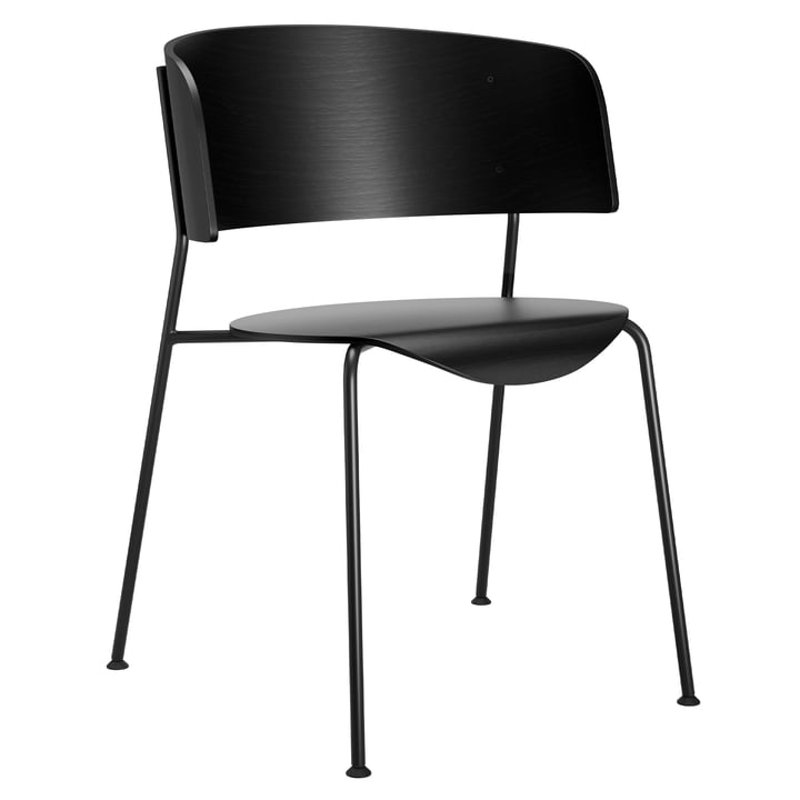 Wagner Armchair from OUT Objekte unserer Tage in oak black lacquered