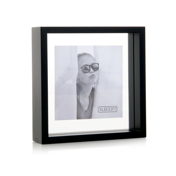 Square Floating Box picture frame 20 x 20 cm, coffee bean from XLBoom