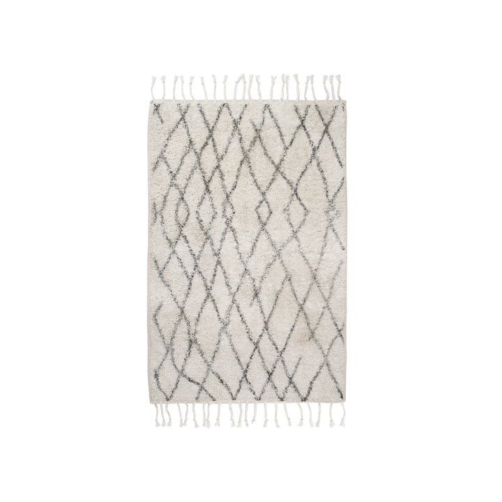 Bath mat M 60 x 90 cm by HKliving in gray