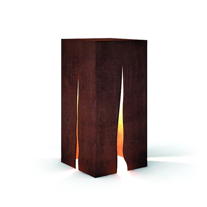 Granito outdoor floor lamp H 60 cm, rust by Artemide