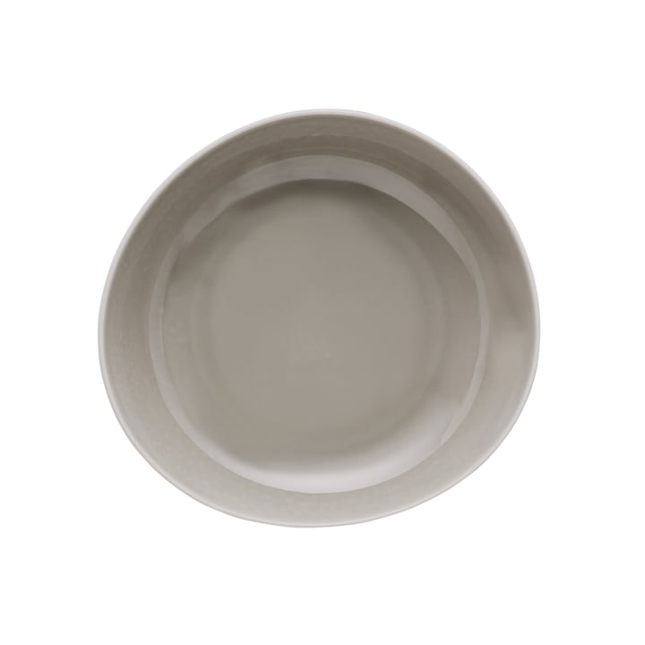 Junto plate Ø 22 cm deep, pearl grey by Rosenthal