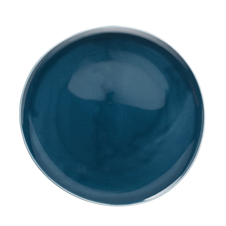 Junto plate Ø 27 cm flat, ocean blue by Rosenthal