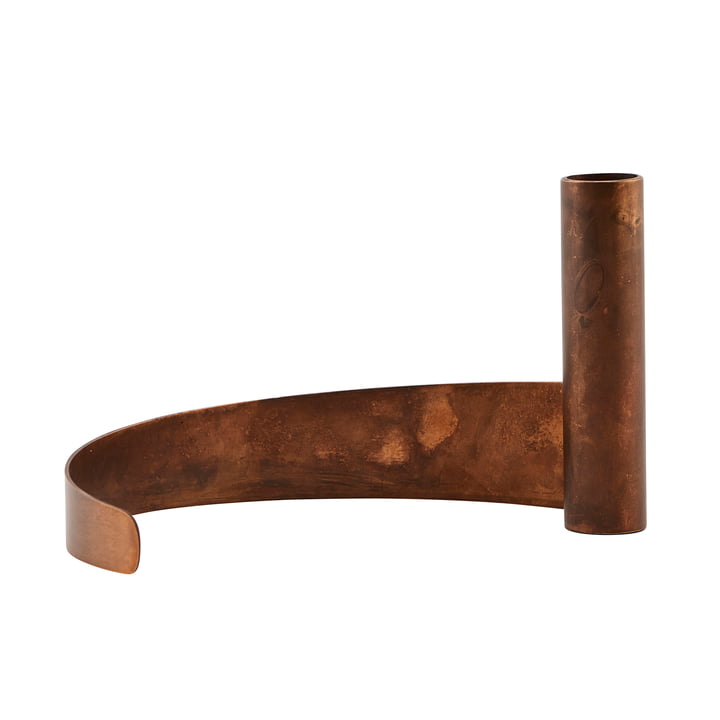 Candlestick Ambur, antique brown by House Doctor