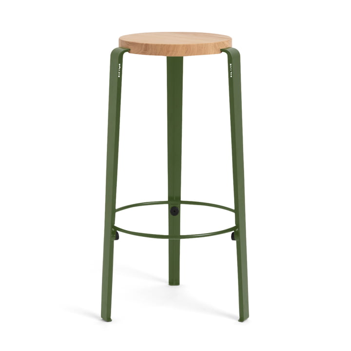 The BIG LOU bar stool, oak / TipToe by TipToe