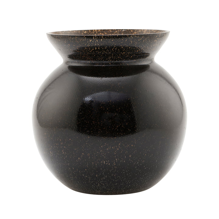 The Chenna vase, Ø 23 x H 22.5 cm, black by House Doctor