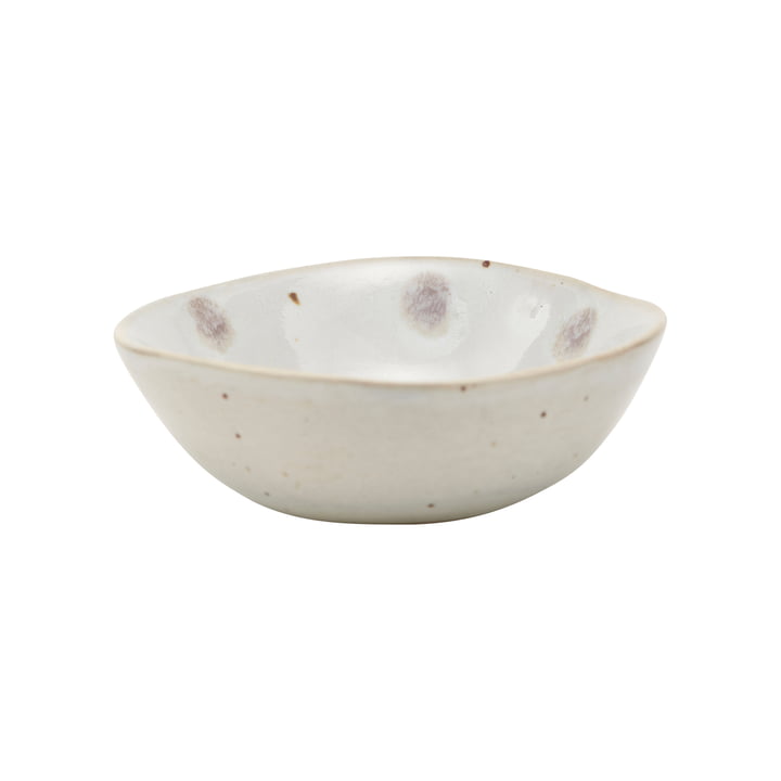 Dots bowl, Ø 8.8 cm, white / green by House Doctor