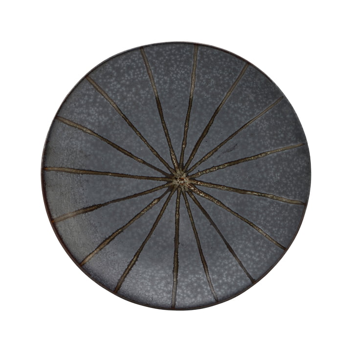 The Suns plate, Ø 15.7 cm, dark brown by House Doctor