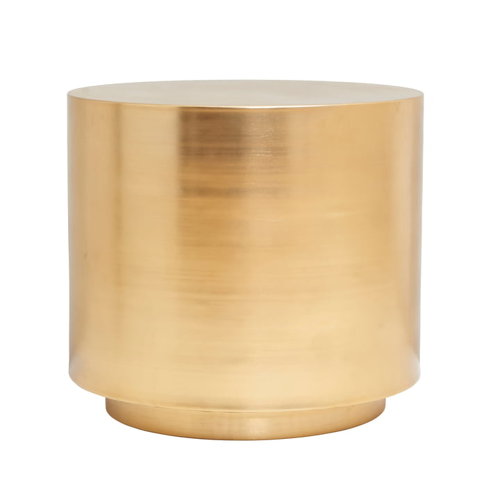The Step side table, Ø 50 x H 45.7 cm, brass by House Doctor