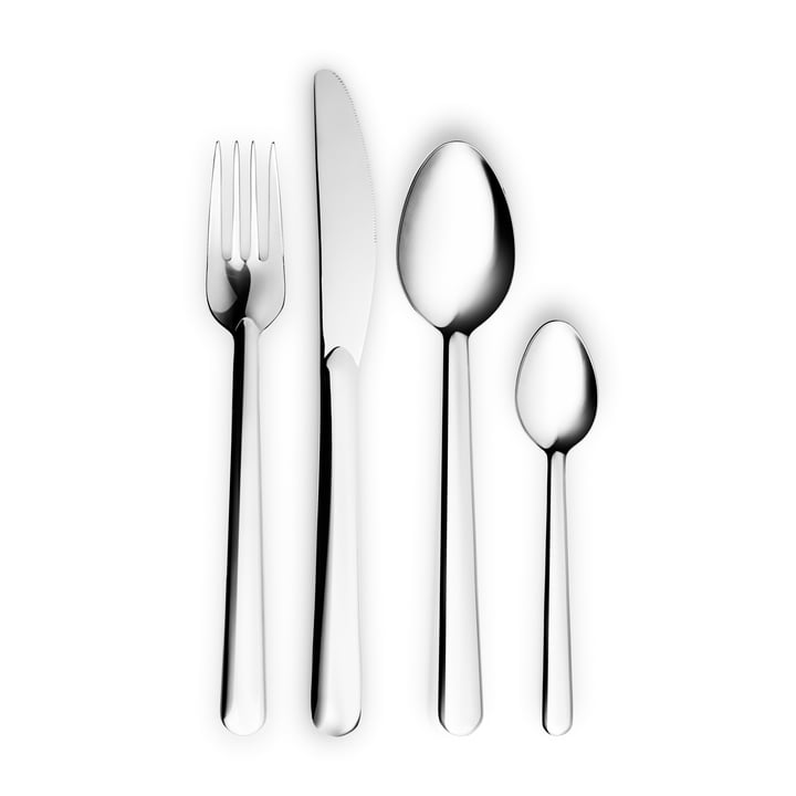 Legio Nova cutlery set by Eva Trio in stainless steel (48 pcs.)
