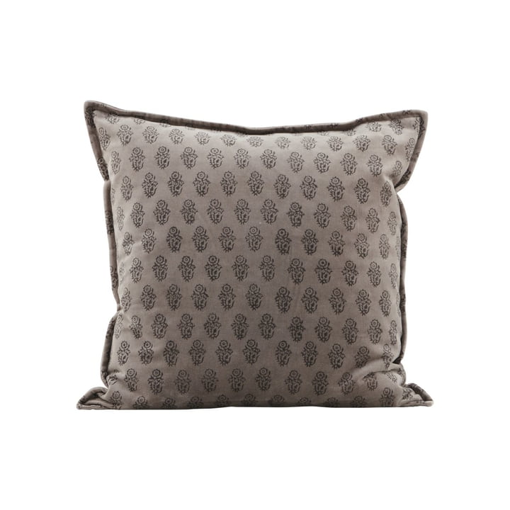 Cushion cover Velv 50 x 50 cm, gray by House Doctor