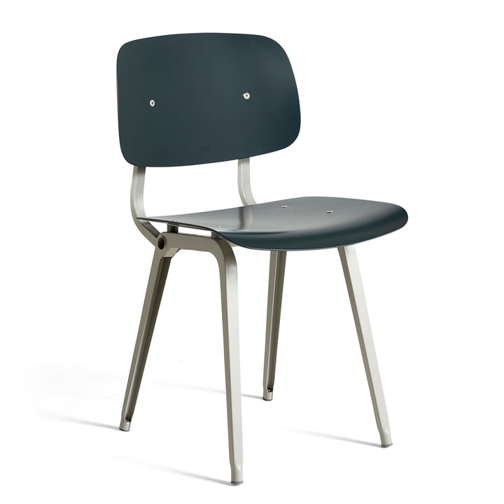 The Revolt Chair, beige / granite gray by Hay